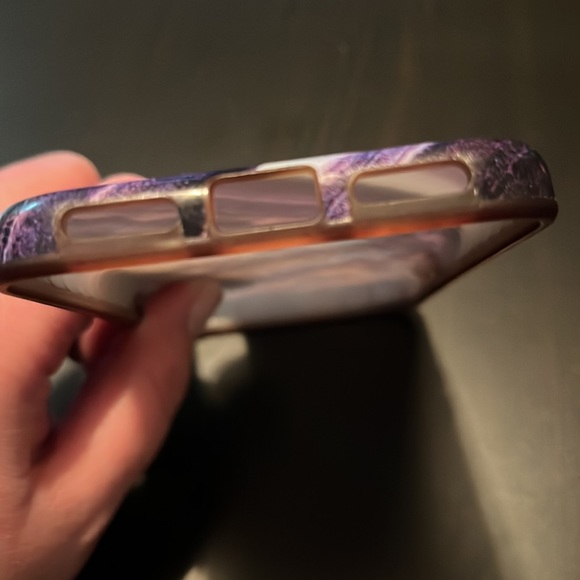 Purple Marble IPhone X Phone Case - Picture 4 of 6